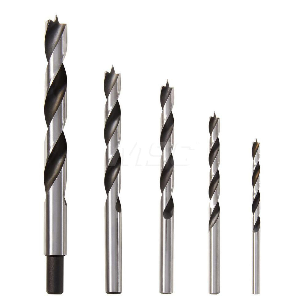 Irwin 49600 Drill Bit Set Jobber Length Drill Bits, 5 Pc, Carbon Steel