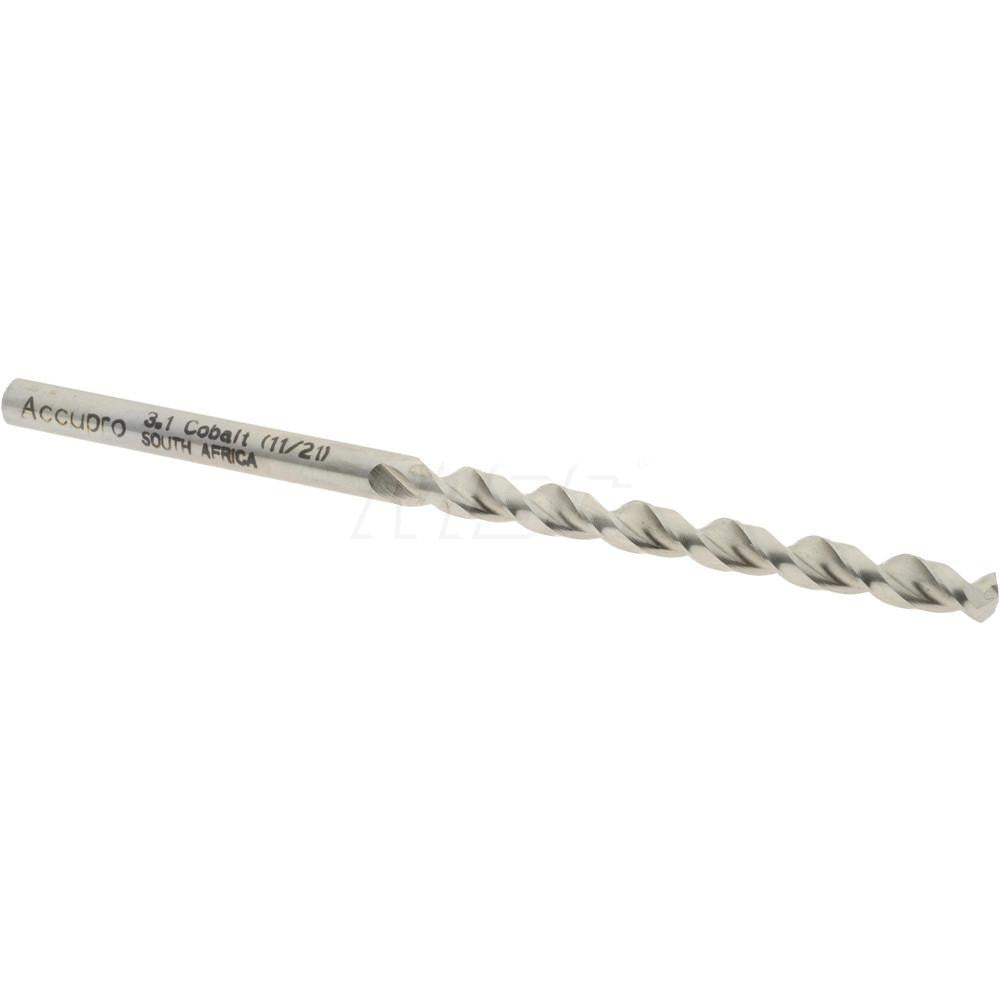 Accupro 1640310-AC Jobber Length Drill Bit 3.1 mm Dia, 130 °, Cobalt