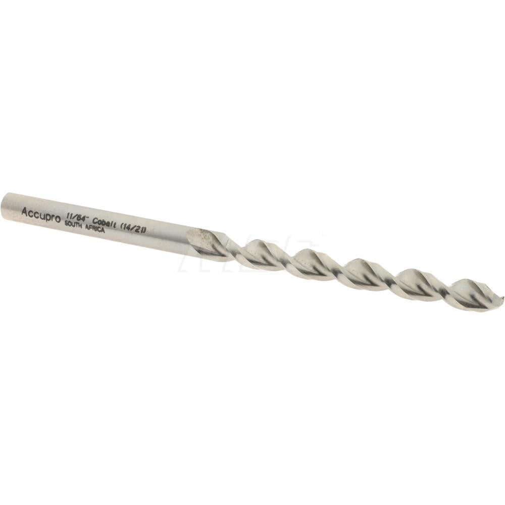 Accupro 1640437-AC Jobber Length Drill Bit 11/64" Dia, 130 °, Cobalt