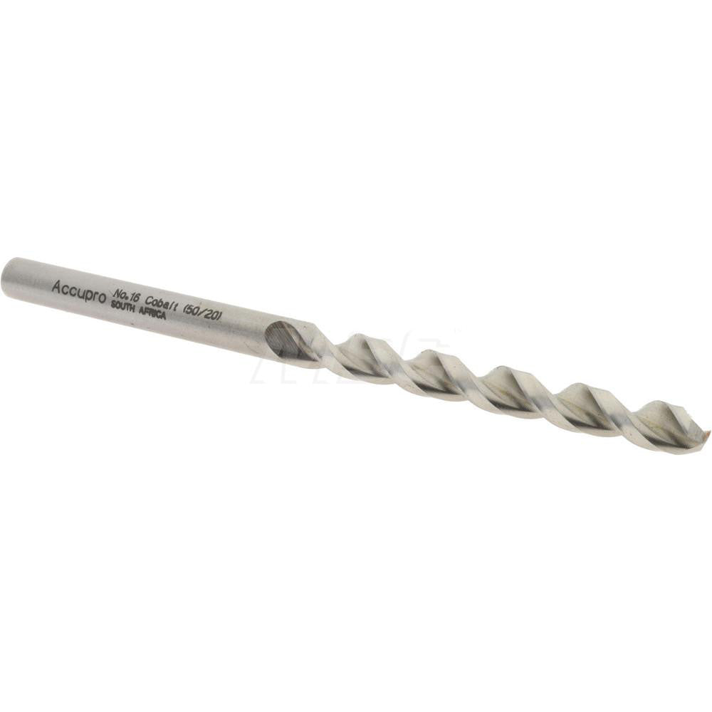 Accupro 1640449-AC Jobber Length Drill Bit #16, 130 °, Cobalt