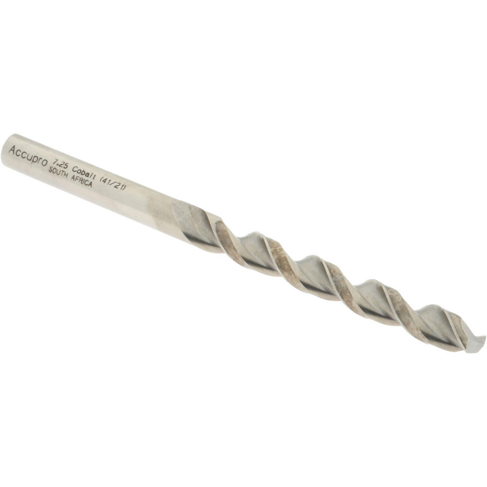 Accupro 1640725-AC Jobber Length Drill Bit 7.25 mm Dia, 130 °, Cobalt