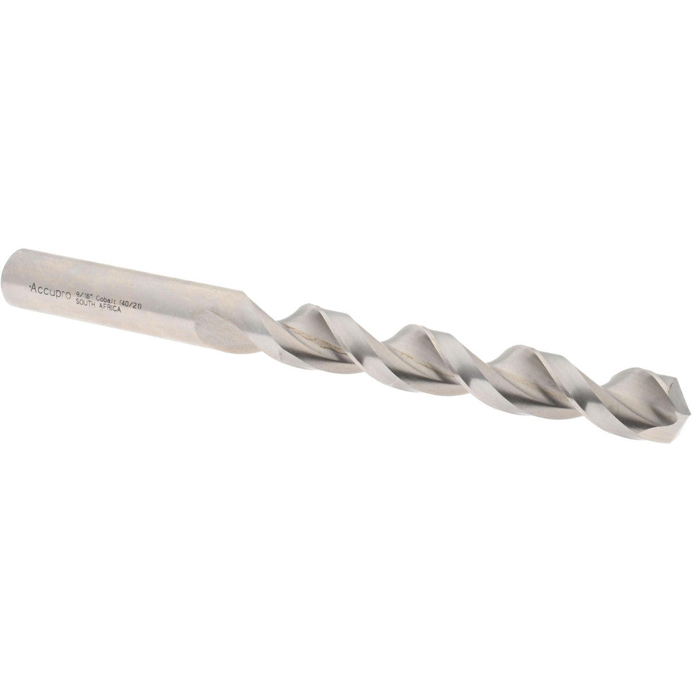 Accupro 1641429-AC Jobber Length Drill Bit 9/16" Dia, 130 °, Cobalt