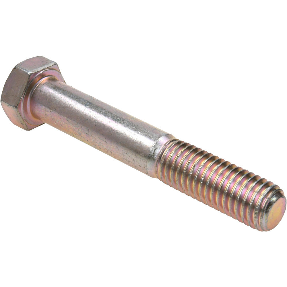 HHCS Made In USA 39157 Hex Head Cap Screw 5/8-11, 4" Length Under Head, Grade 8 Steel, Yellow Zinc Dichromate Finish