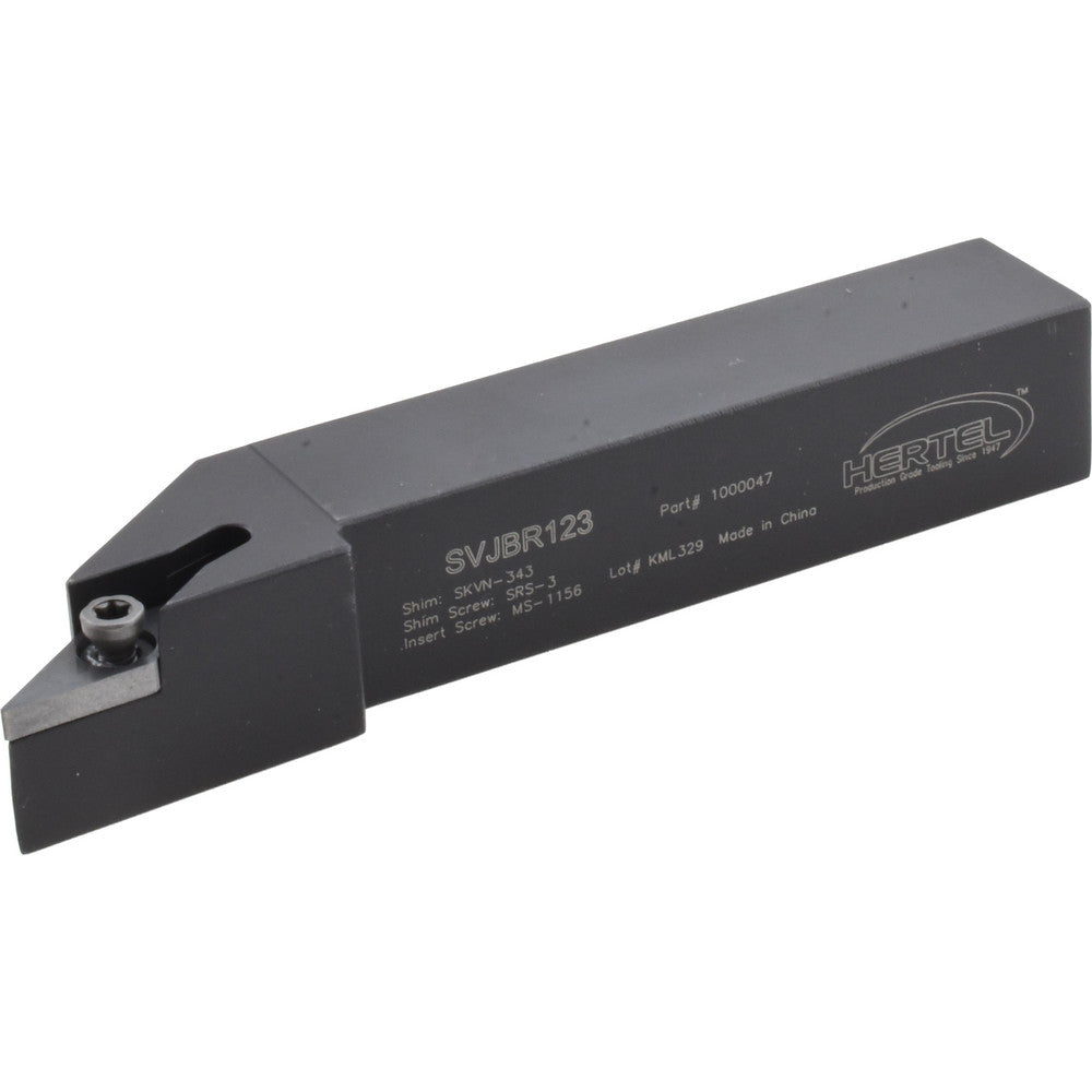 Hertel 1000047 RH SVJB Neutral Rake Indexable Turning Toolholder