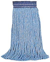 Rubbermaid FGF51800WH00 Wet Mop Cut Screw On & Side Loading, Large, White Mop, Blended Fiber