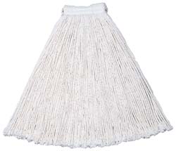Rubbermaid FGV11600WH00 Wet Mop Cut Side Loading, Small, White Mop, Cotton