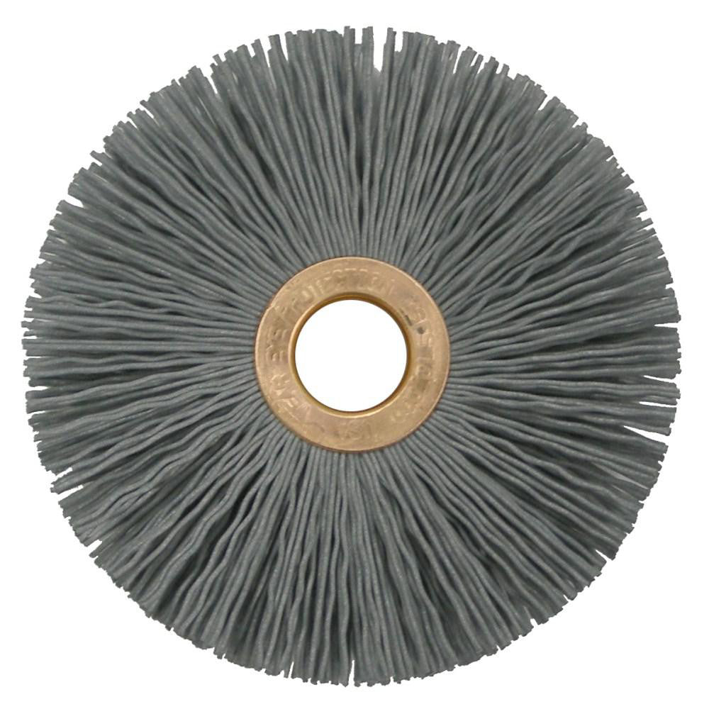 Weiler 17563 Wheel Brush 3" Wheel Dia, 1/2" Face Width, 0.0220" Wire Dia, Crimped