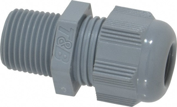 Thomas & Betts CC-NPT-38-G Conduit Cable Gland For Liquid-Tight, Nylon, 3/8" Trade Size