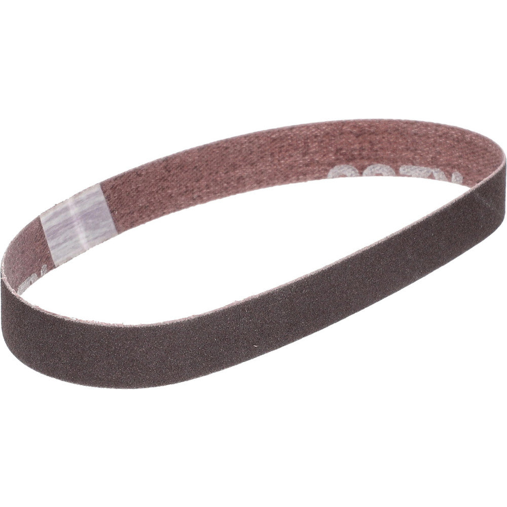Norton 78072727552 Abrasive Belt 1/2" Wide, 12" OAL, 120 Grit, Aluminum Oxide