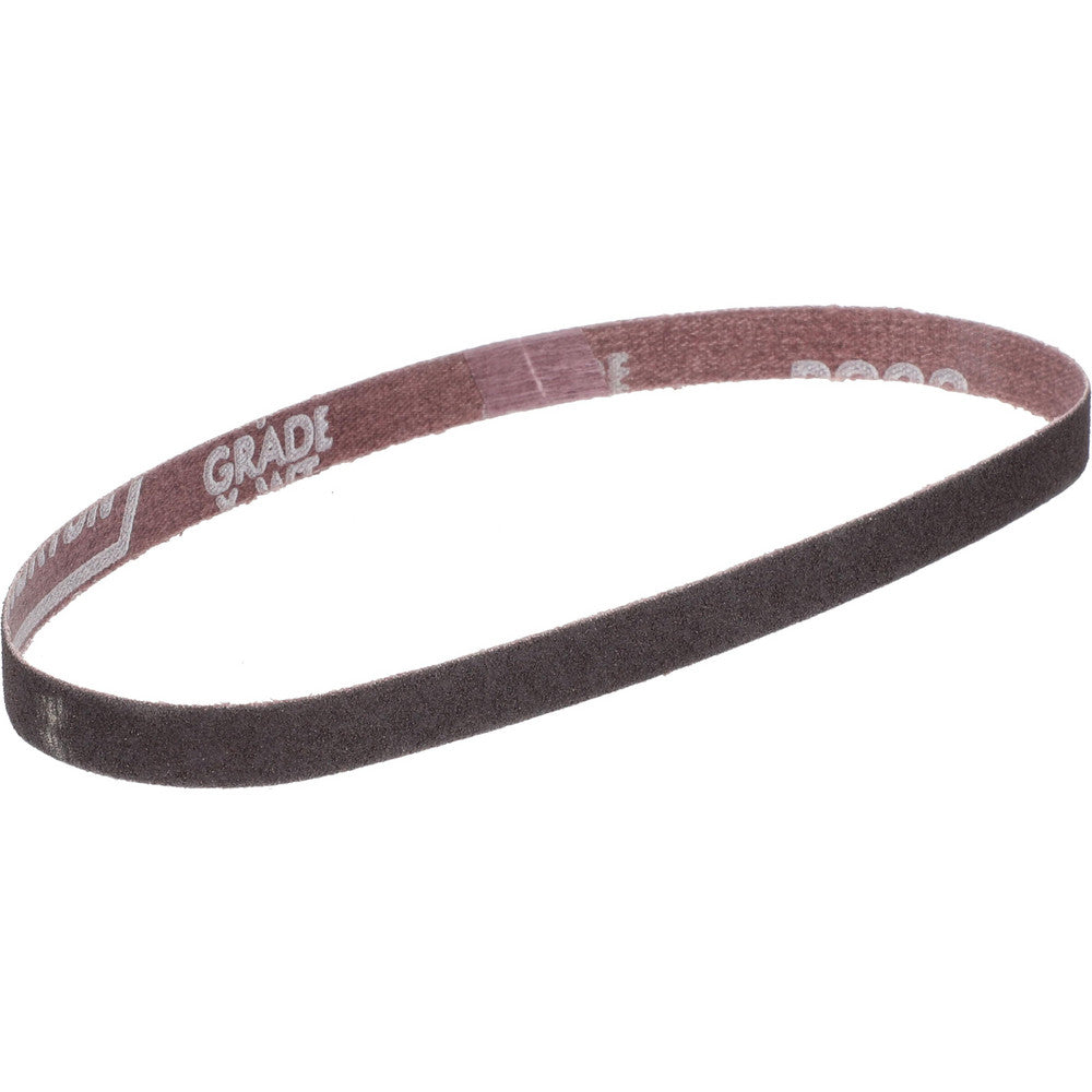 Norton 78072727559 Abrasive Belt 1/2" Wide, 18" OAL, 80 Grit, Aluminum Oxide