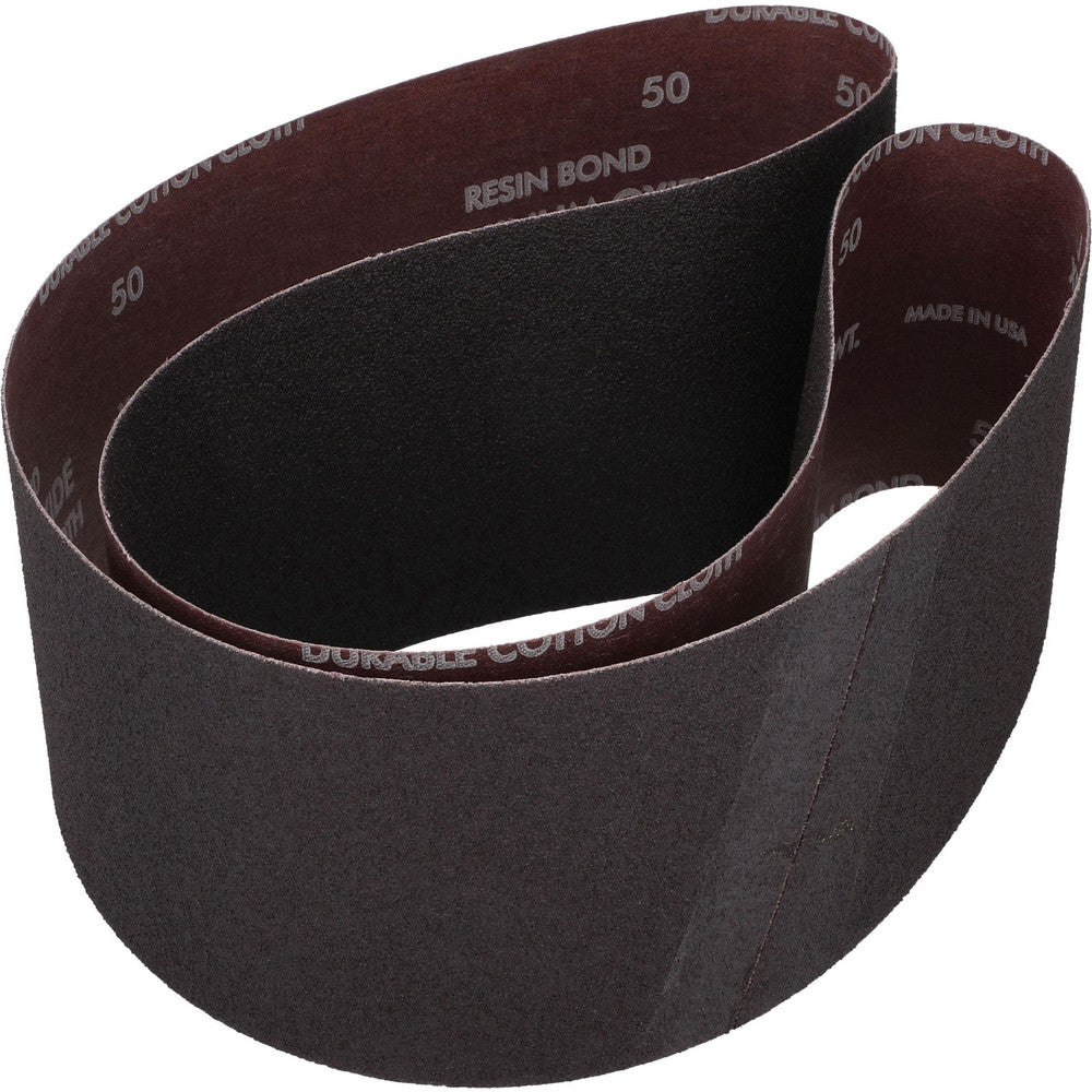 Norton 78072722175 Abrasive Belt 4" Wide, 54" OAL, 50 Grit, Aluminum Oxide