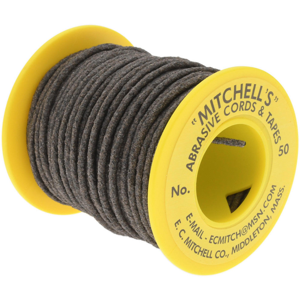 E.C. MITCHELL CO. 50 0.07" Wide, 180 Grit Aluminum Oxide Abrasive Cord