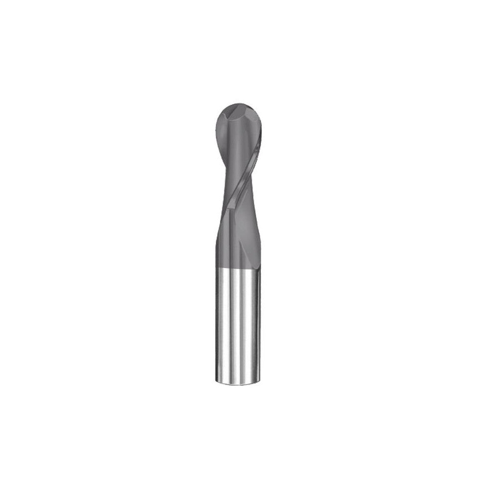 Kyocera SGS Precision Tools 30477 Ball End Mill 0.1094" Dia, 0.375" LOC, 2 Flute, Solid Carbide