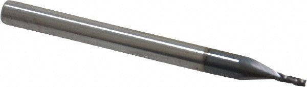 Kyocera SGS Precision Tools 30813 Square End Mill 0.0469" Dia, 0.1094" LOC, 3 Flute, Solid Carbide