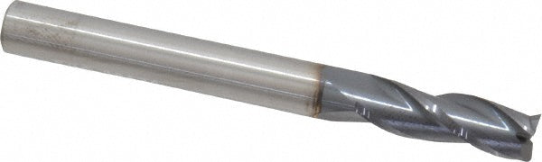 Kyocera SGS Precision Tools 30826 Square End Mill 1/4" Dia, 3/4" LOC, 3 Flute, Solid Carbide