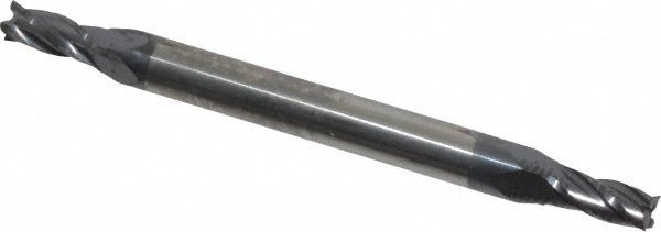 Kyocera SGS Precision Tools 31174 Square End Mill 3/32" Dia, 3/16" LOC, 4 Flute, Solid Carbide