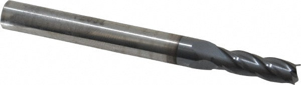 Kyocera SGS Precision Tools 30003 Square End Mill 13/64" Dia, 5/8" LOC, 4 Flute, Solid Carbide