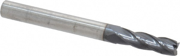 Kyocera SGS Precision Tools 30005 Square End Mill 15/64" Dia, 3/4" LOC, 4 Flute, Solid Carbide