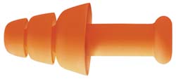 Howard Leight SMF-30 Earplugs Rubber, Flanged, No Roll, Corded