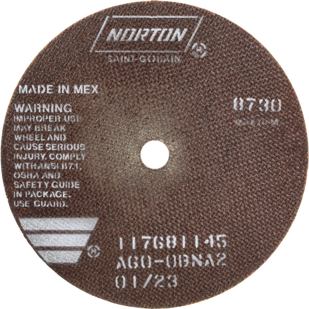 Norton 66252938787 Cutoff Wheel 7" Dia, 0.035" Thick, 5/8" Hole, Aluminum Oxide