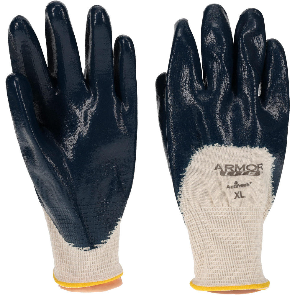 PRO-SAFE 56-3170/XL Work Gloves PRO-SAFE Size X-Large, Nitrile-Coated Cotton, General Purpose