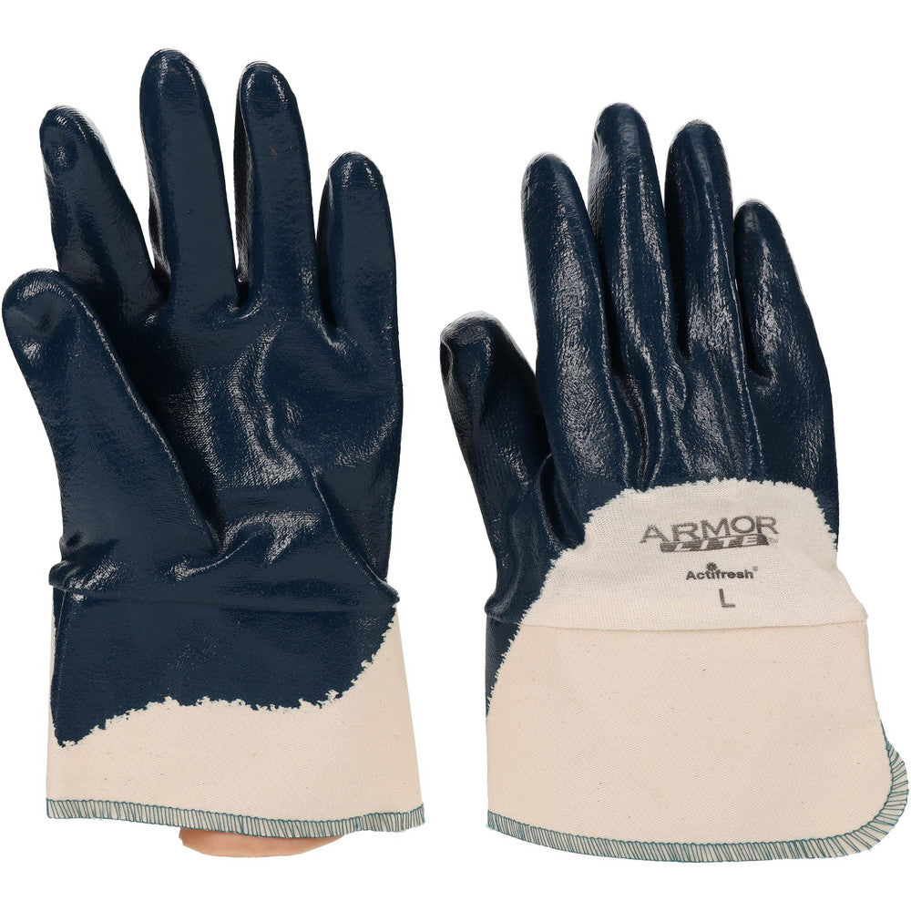 PRO-SAFE 56-3175/L Work Gloves PRO-SAFE Size Large, Nitrile-Coated Cotton, General Purpose