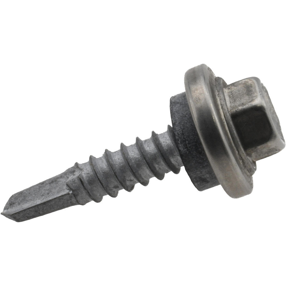 ITW Buildex 560086 #12-14, Hex Washer Head, Hex Drive, 1" Length Under Head, #3 Point, Self Drilling Screw