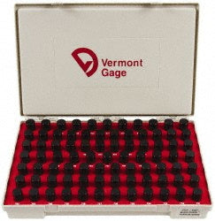 Vermont Gage 901200800 Class ZZ Plug Gage Set 0.751 to 0.832" Range, 82 Pc