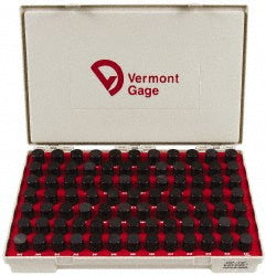 Vermont Gage 901200900 Class ZZ Plug Gage Set 0.833 to 0.916" Range, 84 Pc