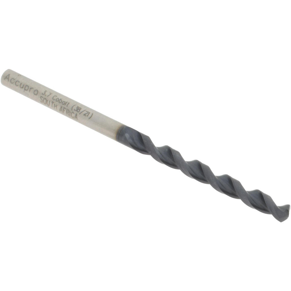 Accupro 1640370A-AC Jobber Length Drill Bit 3.7 mm Dia, 130 °, Cobalt