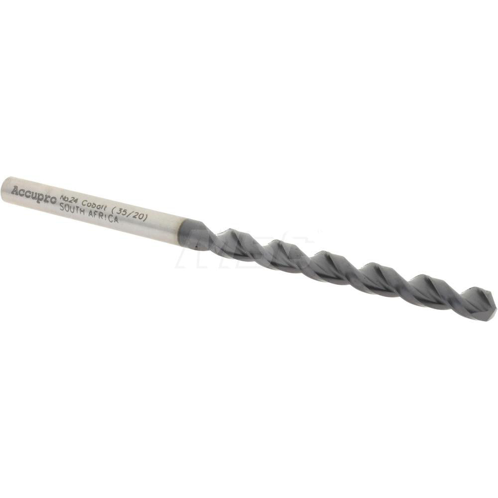 Accupro 1640386A-AC Jobber Length Drill Bit #24, 130 °, Cobalt