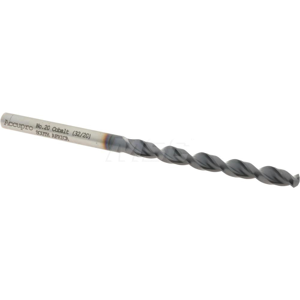 Accupro 1640409A-AC Jobber Length Drill Bit #20, 130 °, Cobalt