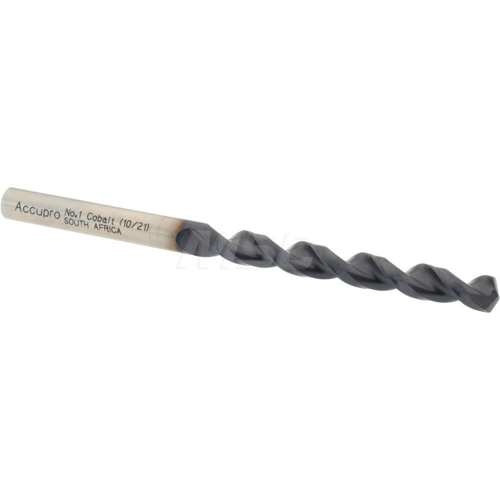 Accupro 1640579A-AC Jobber Length Drill Bit #1, 130 °, Cobalt