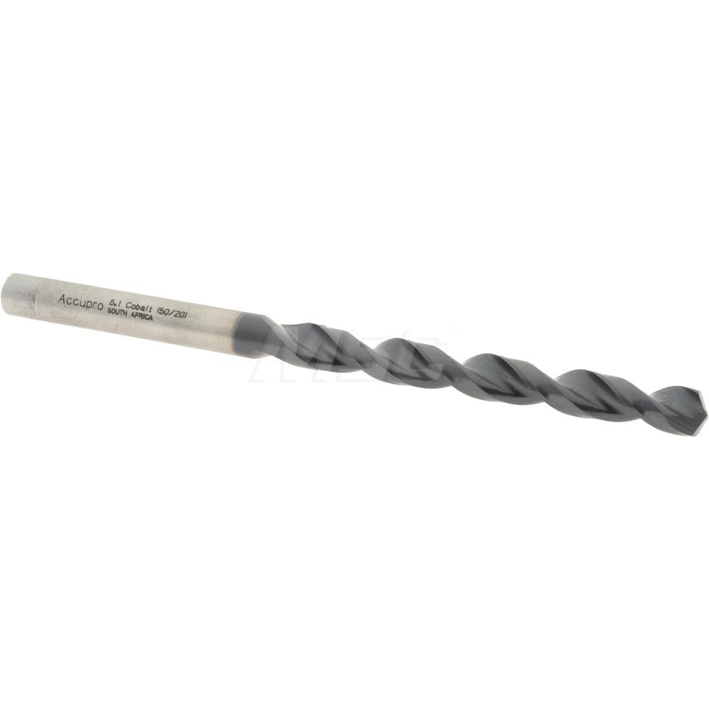 Accupro 1640610A-AC Jobber Length Drill Bit 6.1 mm Dia, 130 °, Cobalt