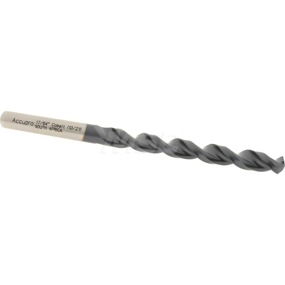 Accupro 1640677A-AC Jobber Length Drill Bit 17/64" Dia, 130 °, Cobalt