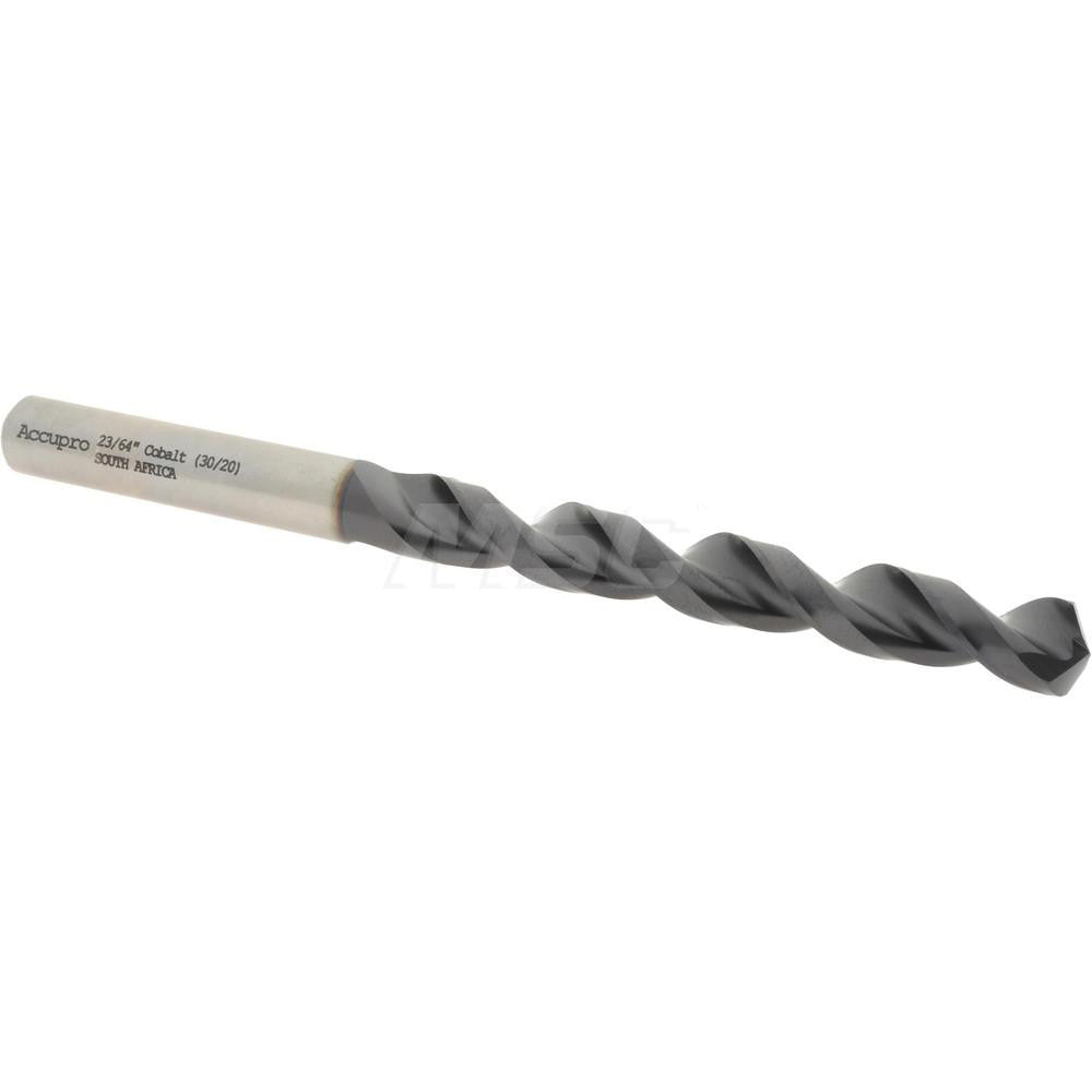 Accupro 1640913A-AC Jobber Length Drill Bit 23/64" Dia, 130 °, Cobalt
