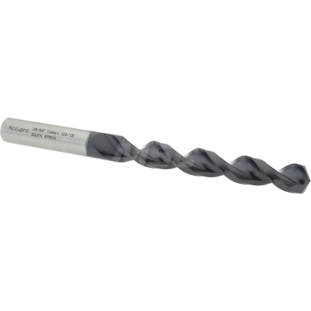 Accupro 1641151A-AC Jobber Length Drill Bit 29/64" Dia, 130 °, Cobalt