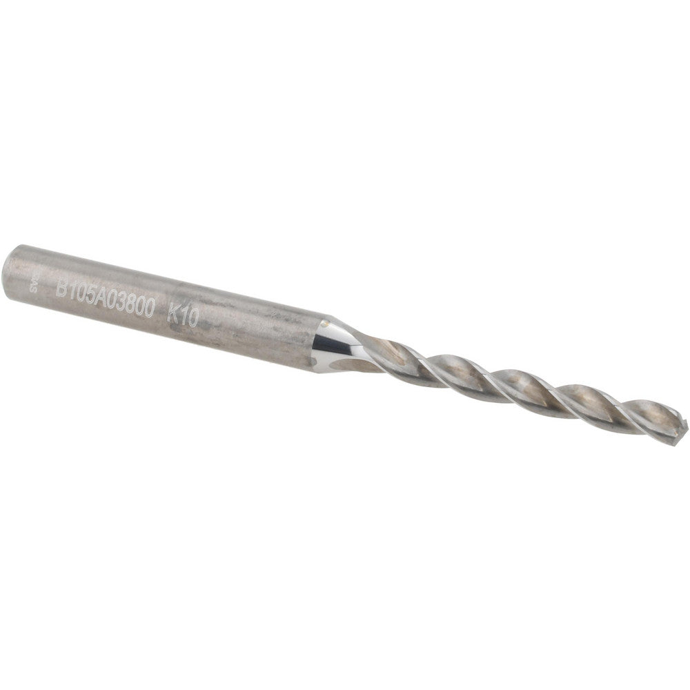 Kennametal 1199337 Jobber Drill 3.80 mm Dia, 130 deg Point, Solid Carbide
