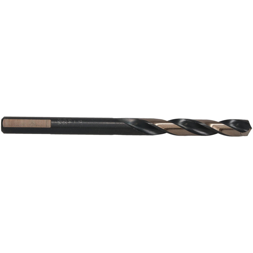 Triumph Twist Drill 033317 Mechanics Drill Bit 17/64" Dia, 135 ° Point, High Speed Steel, Weldon Shank, Split Point