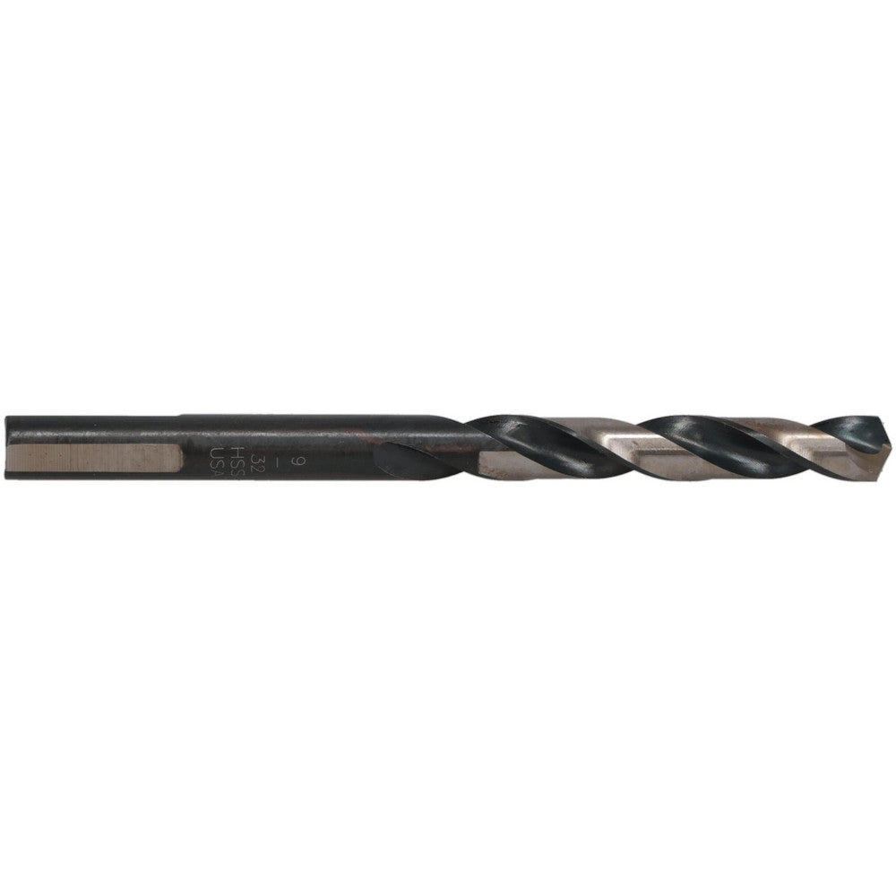 Triumph Twist Drill 033318 Mechanics Drill Bit 9/32" Dia, 135 ° Point, High Speed Steel, Weldon Shank, Split Point