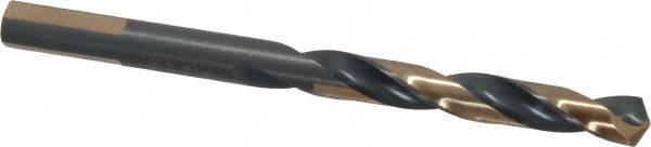 Triumph Twist Drill 033319 Mechanics Drill Bit 19/64" Dia, 135°, High Speed Steel, Weldon Shank, Split Point