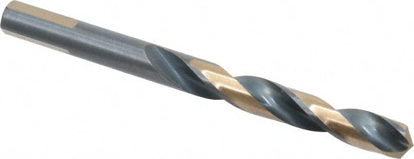 Triumph Twist Drill 033323 Mechanics Drill Bit 23/64" Dia, 135°, High Speed Steel, Weldon Shank, Split Point