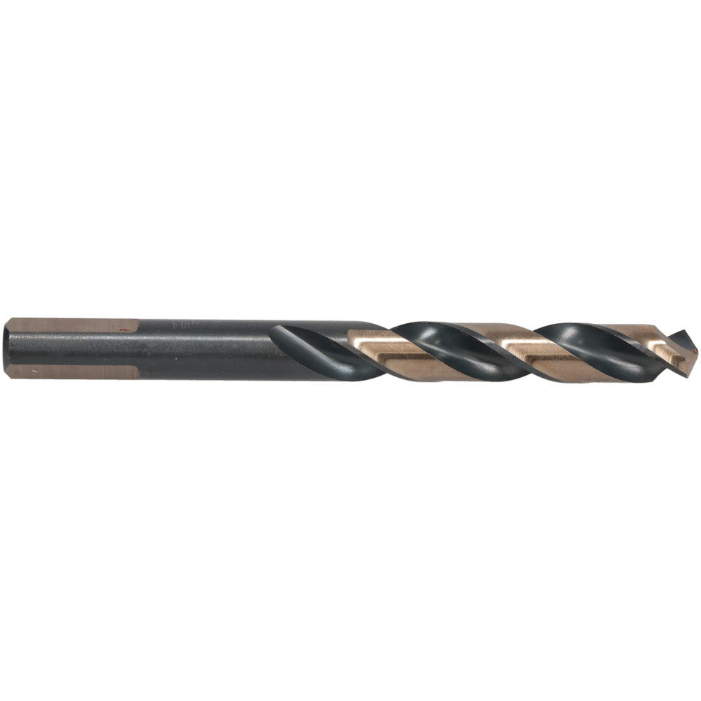 Triumph Twist Drill 033326 Mechanics Drill Bit 13/32" Dia, 135 ° Point, High Speed Steel, Weldon Shank, Split Point