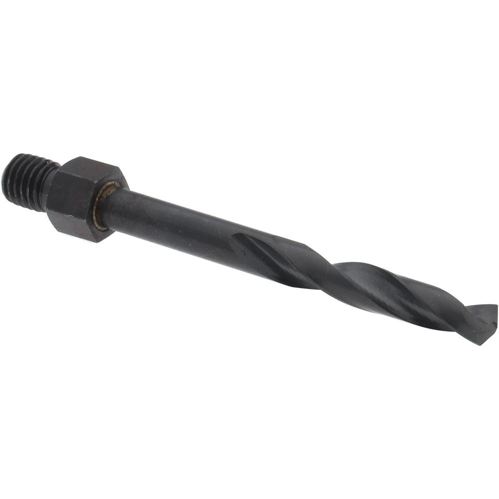 Hertel 953HS10LS-209 Threaded Shank Drill Bit #10, 135 ° Point, 1/4-28 Shank, High Speed Steel