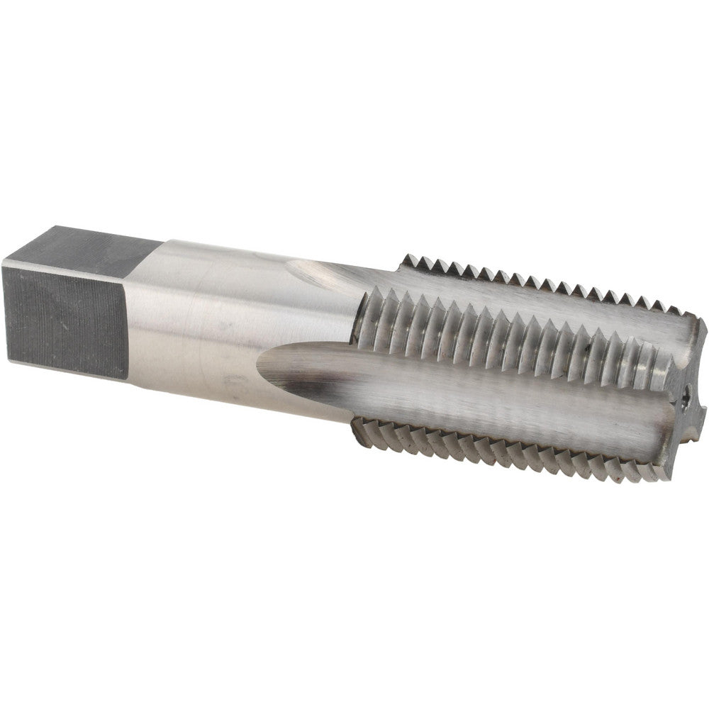 Reiff & Nestor 46472 Standard Pipe Tap 1/2-14, NPT, Regular, 4 Flutes, High Speed Steel, Bright/Uncoated