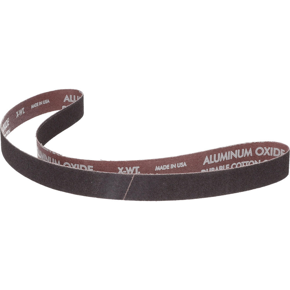 Norton 78072720900 Abrasive Belt 1" Wide, 42" OAL, 60 Grit, Aluminum Oxide