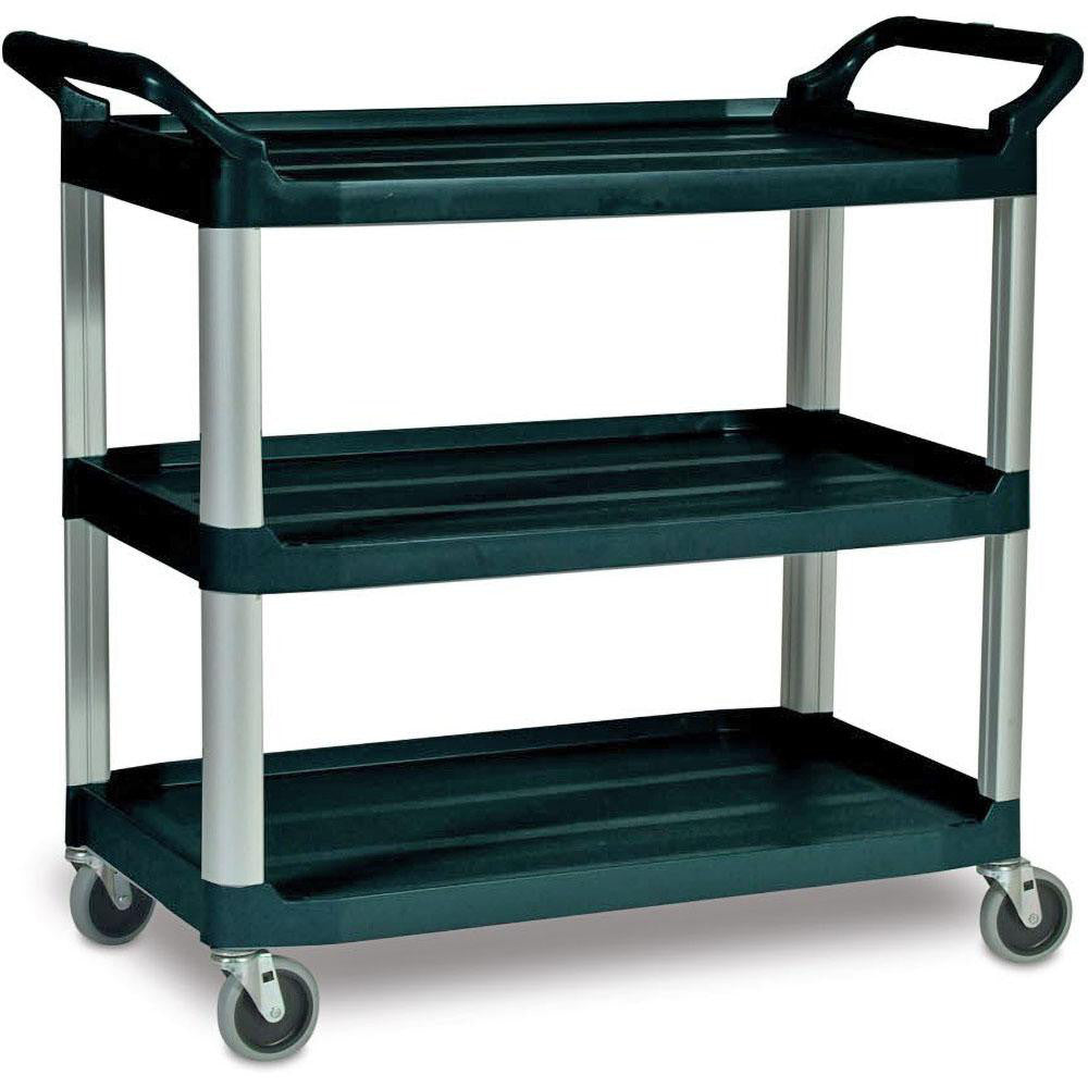 Rubbermaid FG409100BLA Standard Utility Cart Plastic, Black