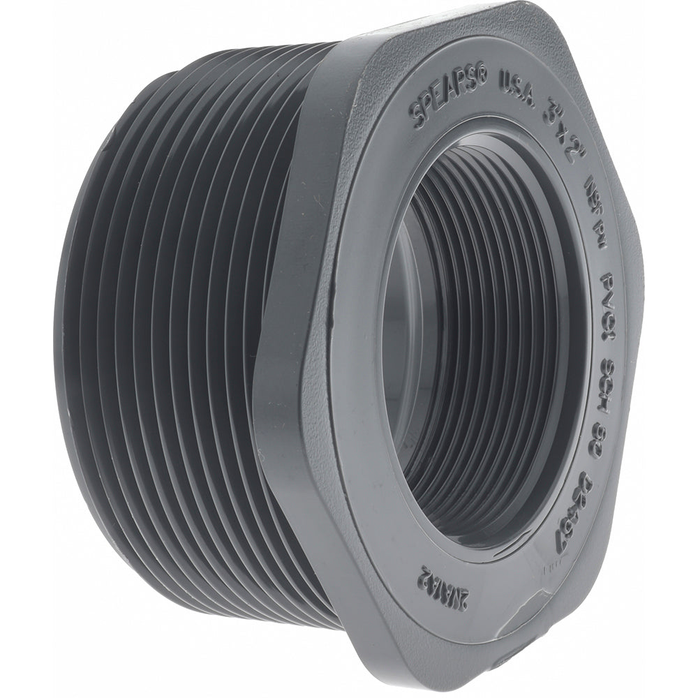 Value Collection 839-338 3 x 2" PVC Plastic Pipe Reducer Bushing