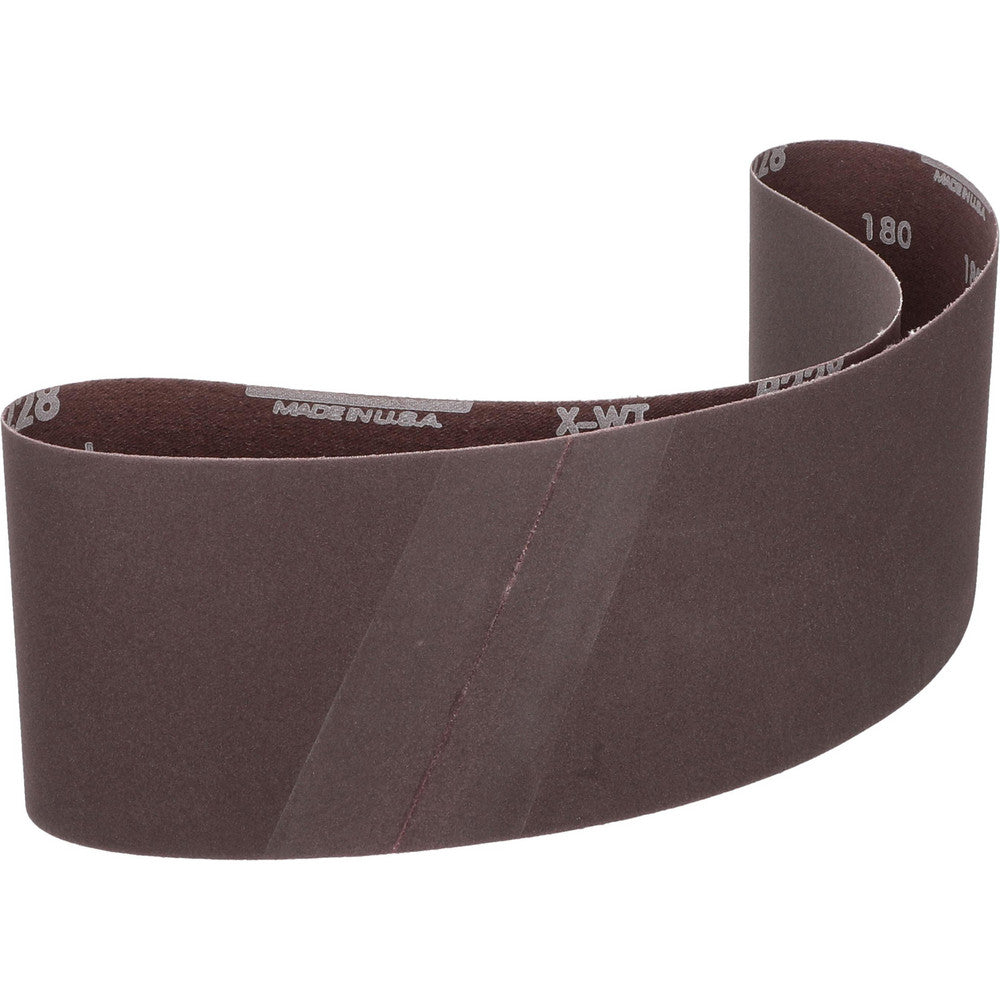 Norton 78072722075 Abrasive Belt 4" Wide, 36" OAL, 180 Grit, Aluminum Oxide