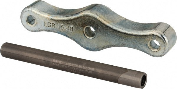 Iscar 2801212 Replaceable Tip Milling Shank Series Multimaster, 10 mm Straight Shank
